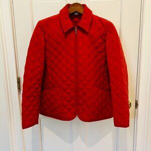 Pendleton Quilted Hunting Shooting Chore Jacket Coat Orange Size Small